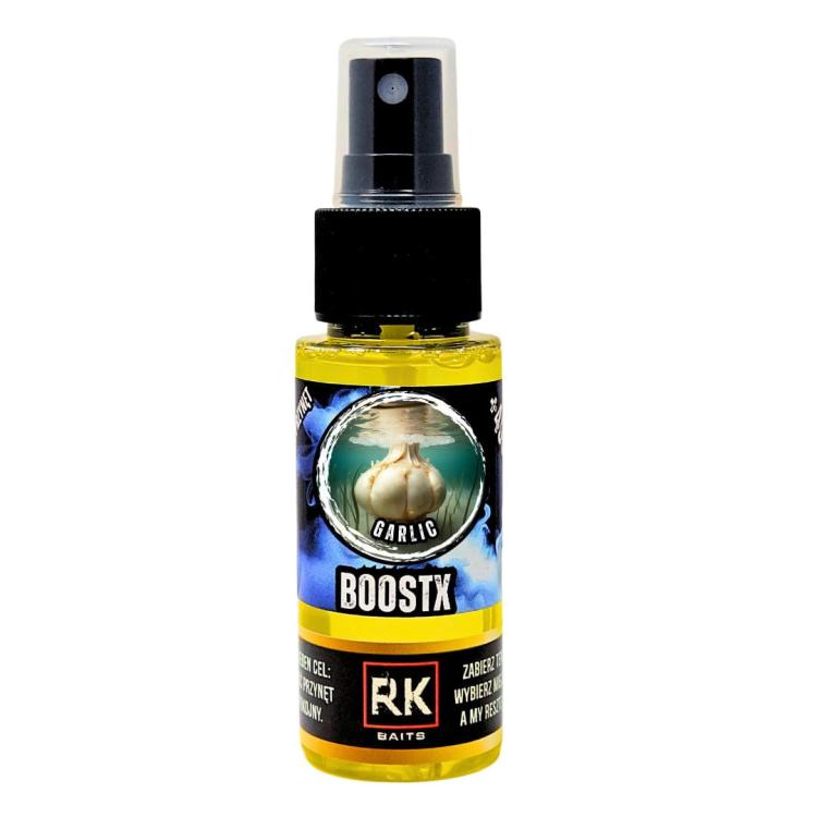 Spray do przynęt dopalacz RK Baits BoostX 50ml Garlic.jpg