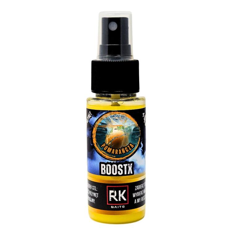 Spray do przynęt dopalacz RK Baits BoostX 50ml Pomarańcza.jpg