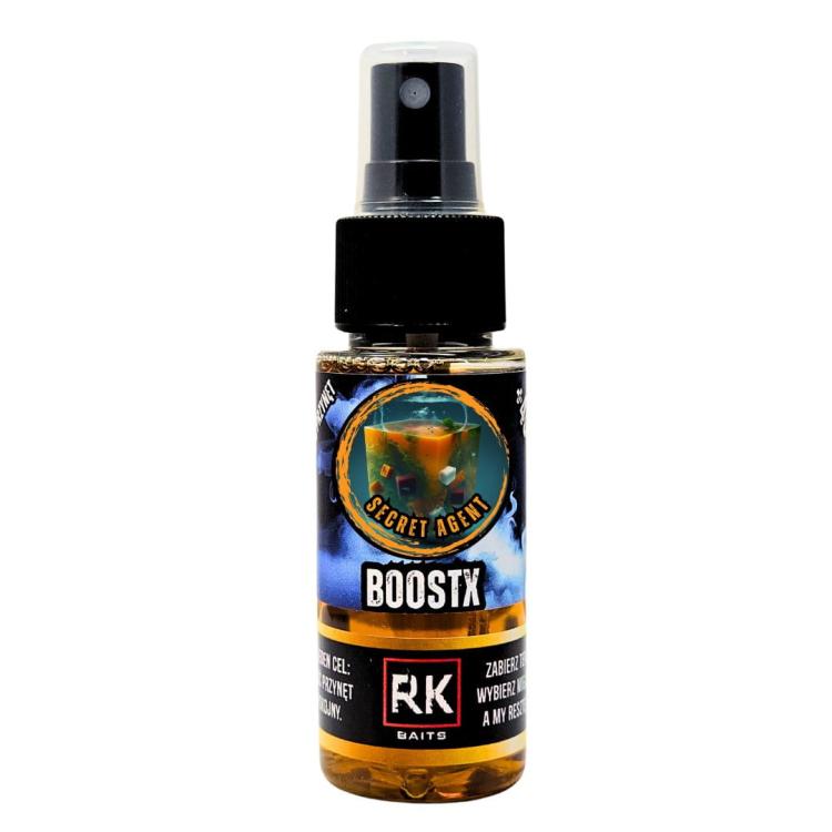 Spray do przynęt dopalacz RK Baits BoostX 50ml Secret Agent.jpg
