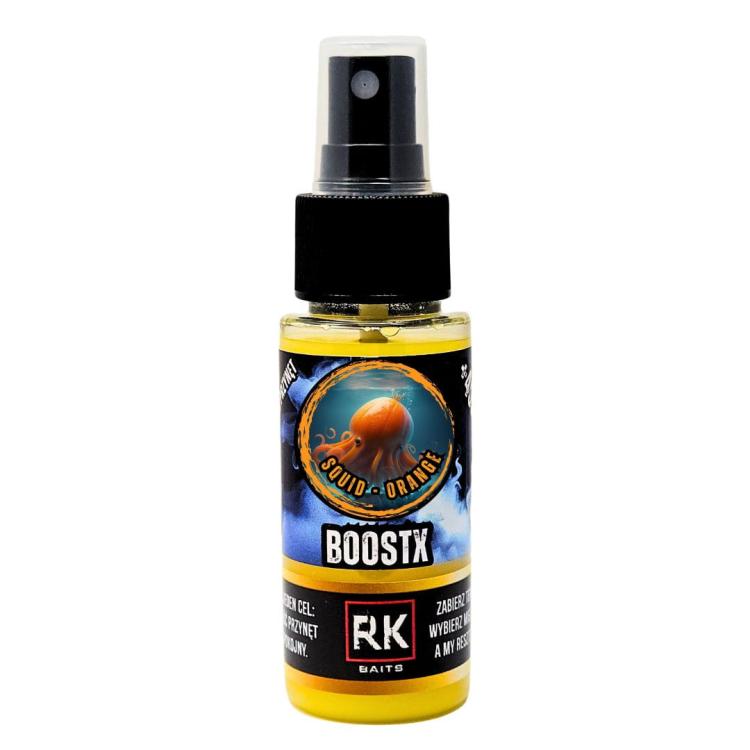Spray do przynęt dopalacz RK Baits BoostX 50ml Squid - Orange.jpg