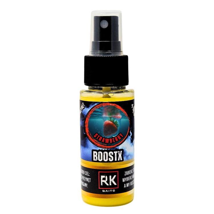 Spray do przynęt dopalacz RK Baits BoostX 50ml Strawberry.jpg