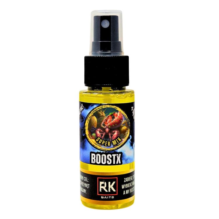Spray do przynęt dopalacz RK Baits BoostX 50ml Super Mix.jpg