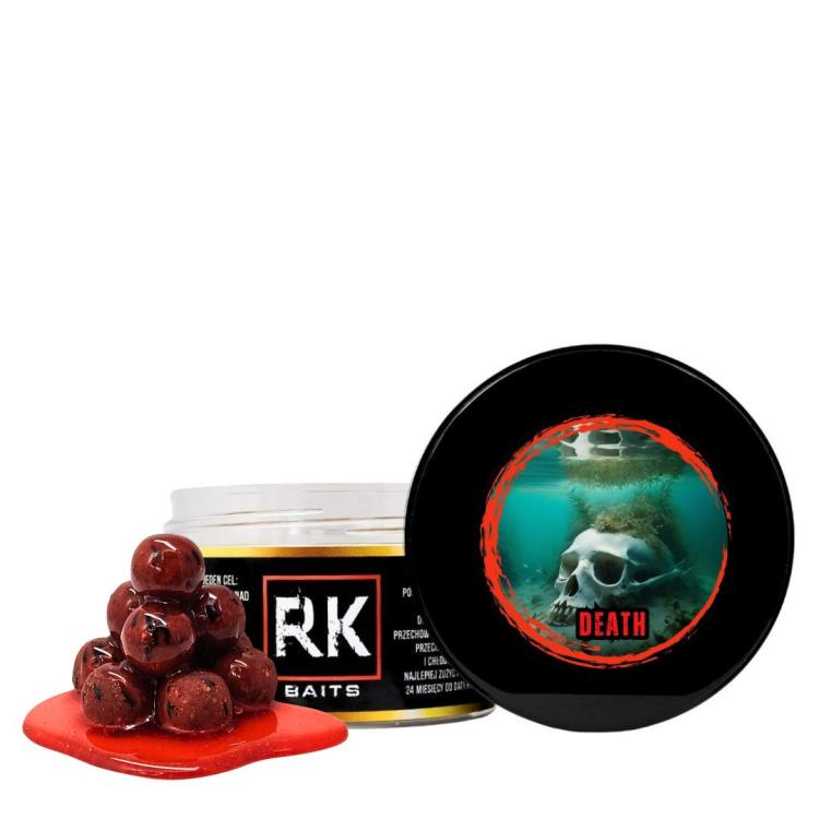 Kulki proteinowe w zalewie tonące haczykowe RK Baits Burn Hookers 18mm Death.jpg