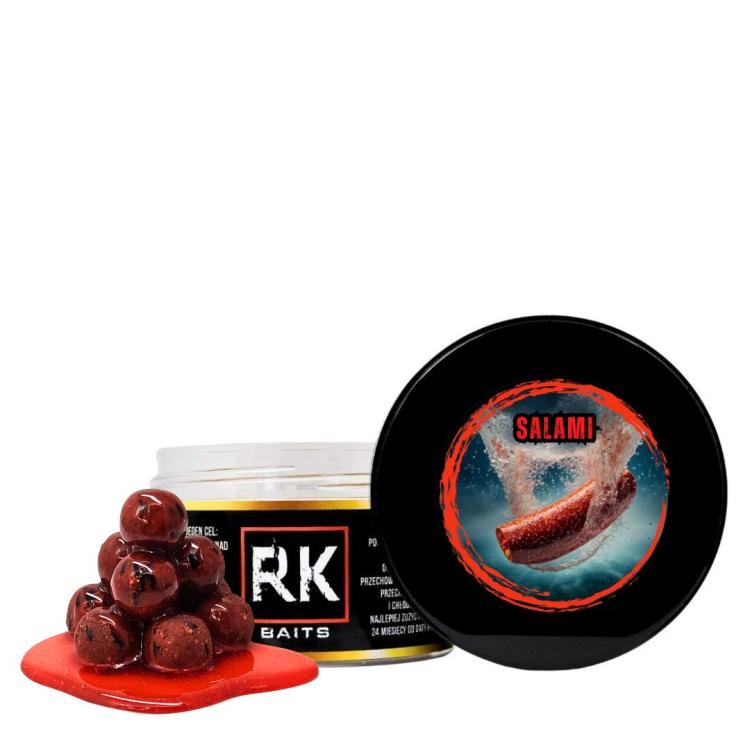 Kulki proteinowe w zalewie tonące haczykowe RK Baits Burn Hookers 18mm Salami.jpg
