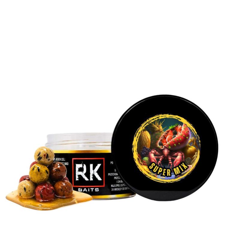 Kulki proteinowe w zalewie tonące haczykowe RK Baits Burn Hookers 18mm Super Mix — kopia.jpg