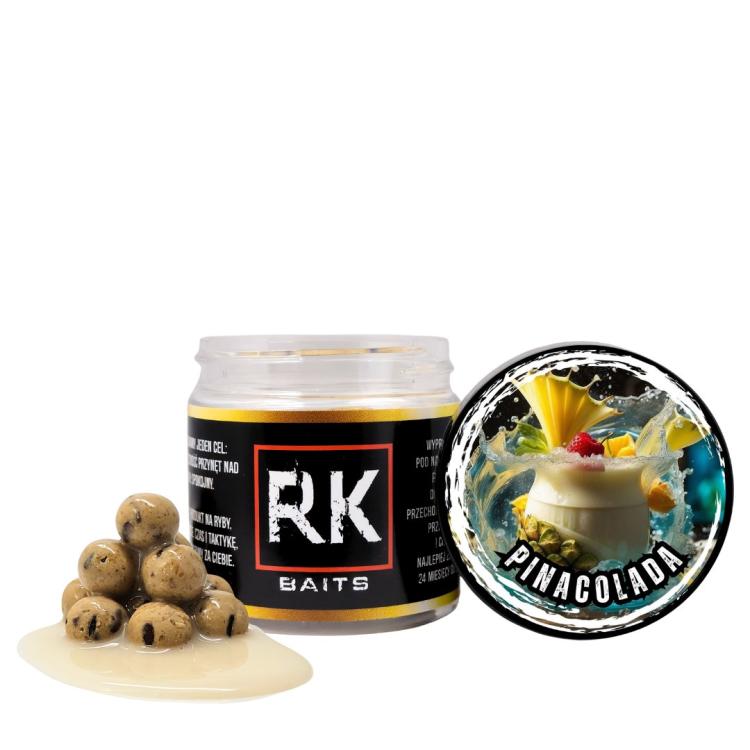 Kulki proteinowe w zalewie tonące haczykowe RK Baits Burn Hookers 12 mm Pinacolada.jpg