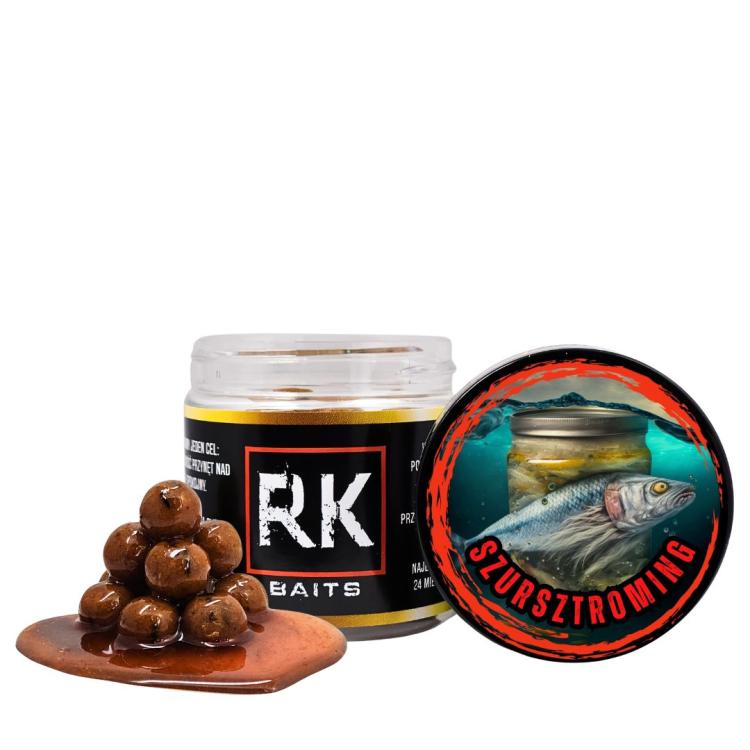 Kulki proteinowe w zalewie tonące haczykowe RK Baits Burn Hookers 12 mm Szursztroming.jpg