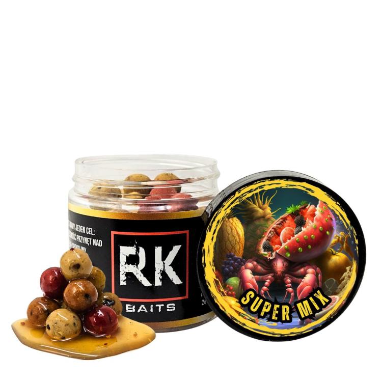 Kulki proteinowe w zalewie tonące haczykowe RK Baits Burn Hookers 12 mm Super Mix.jpg