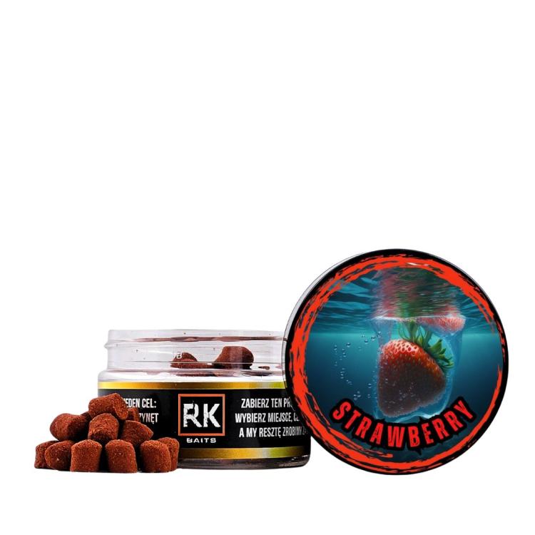 Pellet Haczykowy soft RK Baits 8mm 40g Strawberry.jpg