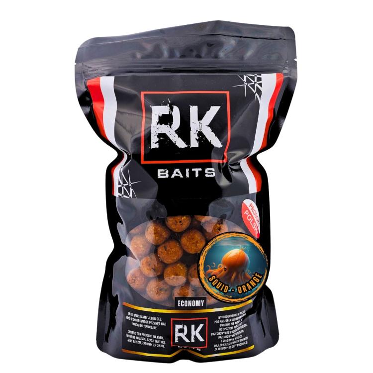 Kulki proteinowe zanętowe RK Baits Economy 18mm 1kg Squid - Orange.jpg