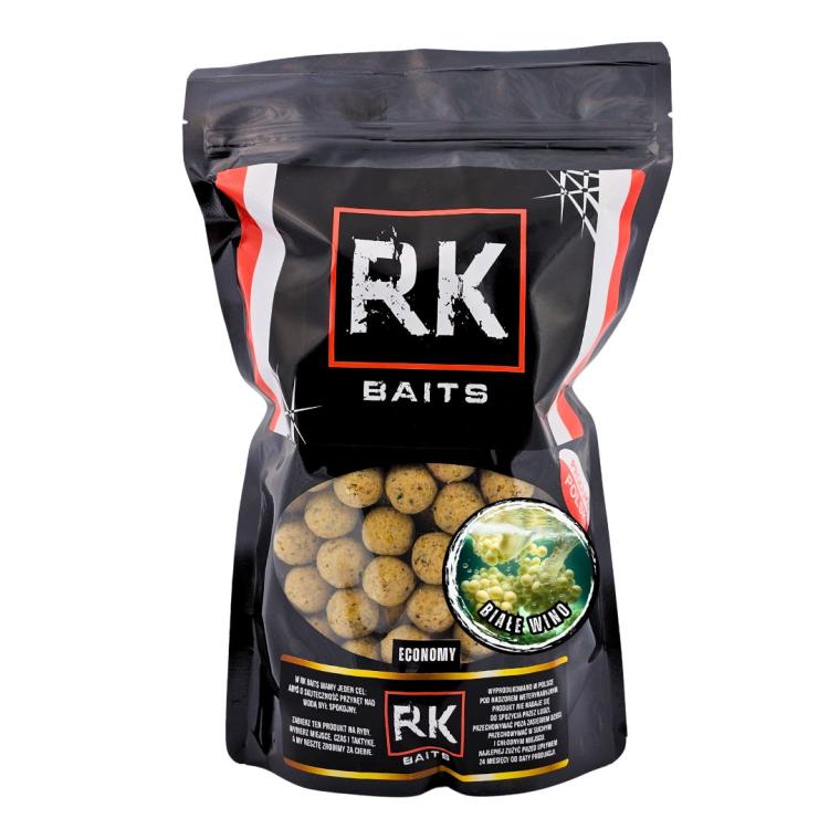 Kulki proteinowe zanętowe RK Baits Economy 18mm 1kg Białe Wino.jpg